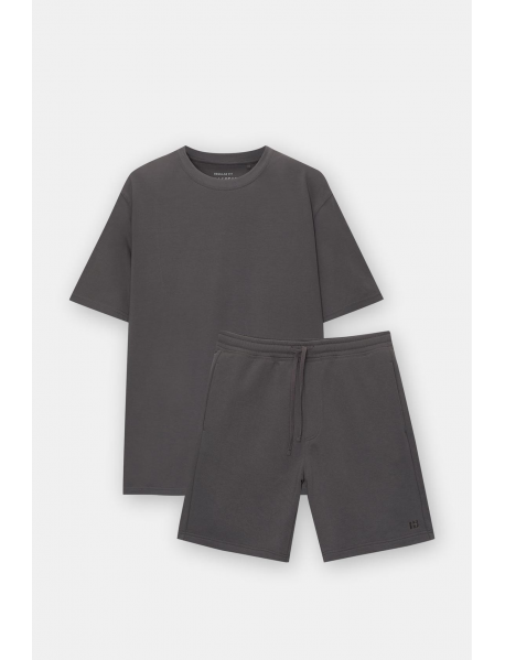 Basic bermuda ve t-shirt paketi