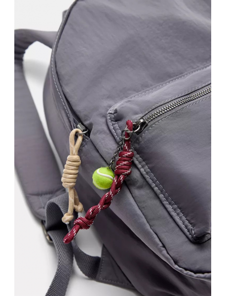 Naylon süslemeli sırt çantası