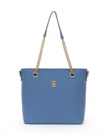 Açık Mavi Omuz Çantası