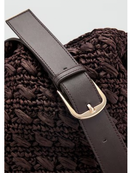 Doğal lifli omuz çantası