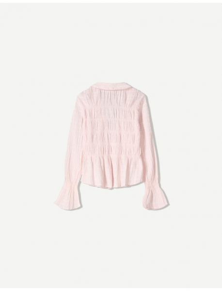 Büzgülü rustik gömlek