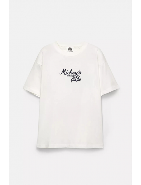 Mickey Mouse baskılı t-shirt