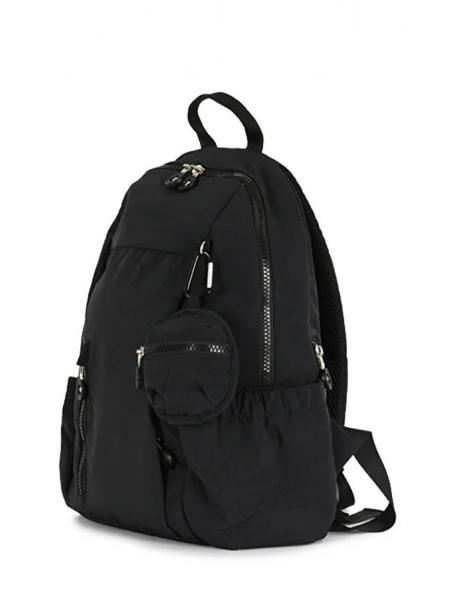 Lumberjack KRKL BASIC BZKLU SRT 5PR Siyah Kadın Sırt Çantası