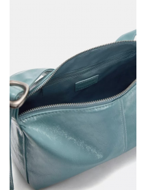 Eskitme görünümlü kol çantası