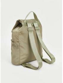 Haki Çok Bölmeli Kadın Sırt Çantası