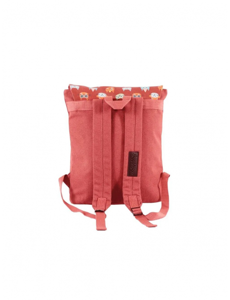 Cats Vintage Kadın Laptop Uyumlu Okul Sırt Çantası, Su Geçirmez, 15inç Pembe