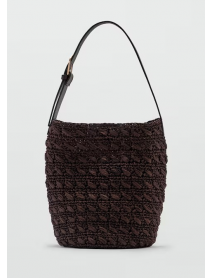 Doğal lifli omuz çantası