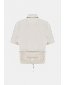 Bej renkli, klasik yakalı Vakko gömlek