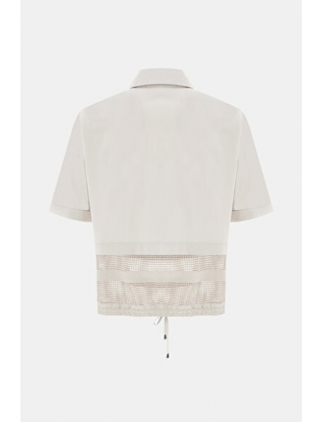 Bej renkli, klasik yakalı Vakko gömlek