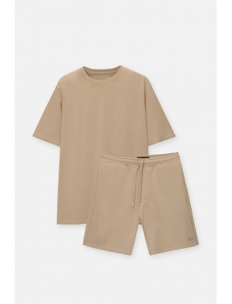 Basic bermuda ve t-shirt paketi