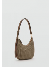 Logo jakarlı omuz çantası