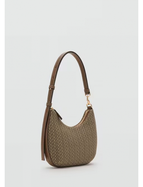 Logo jakarlı omuz çantası