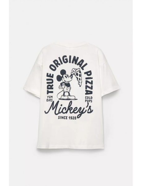 Mickey Mouse baskılı t-shirt