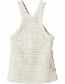 Mango Halter Yaka Tığ İşi Üst