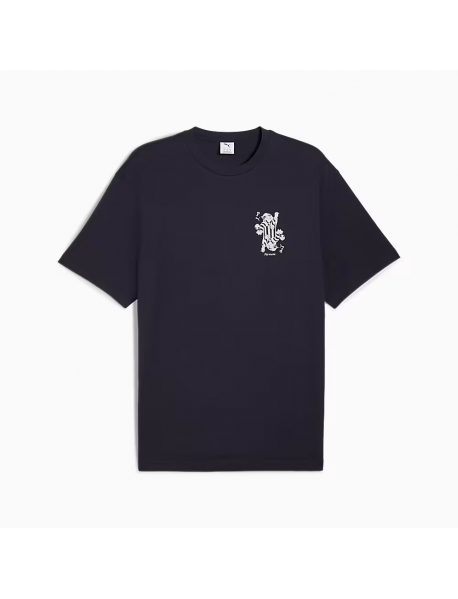 GRAPHIC Card Play Erkek Geniş Kesim Tişört