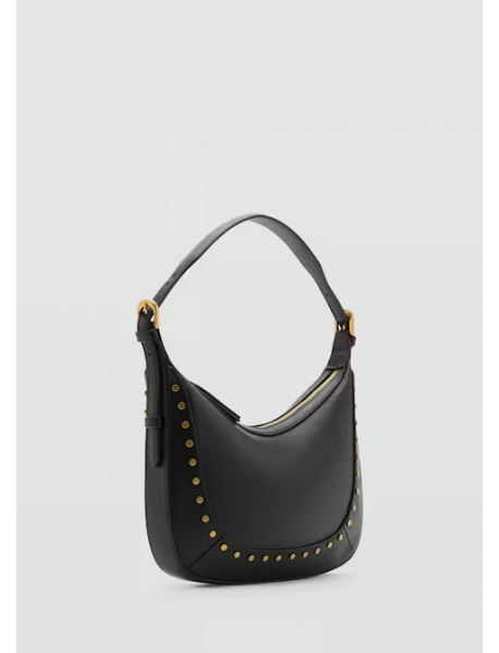 Küçük zımbalı omuz çantası Üstü çizili 