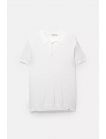 Kısa kollu triko polo t-shirt