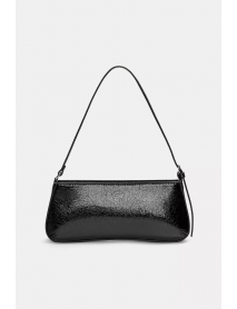 Parlak görünümlü kol çantası