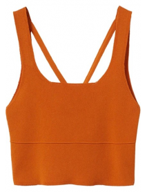 Mango Geri Sarılmış Üst