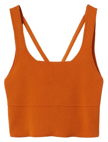 Mango Geri Sarılmış Üst