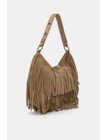 Püsküllü omuz çantası