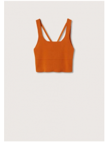 Mango Geri Sarılmış Üst