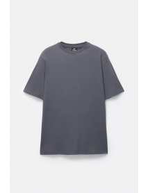 Kısa kollu basic pamuklu t-shirt