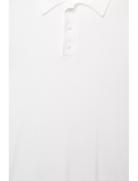 Kısa kollu triko polo t-shirt