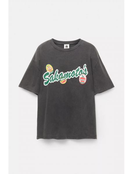 SAKAMOTO DAYS sticker t-shirt