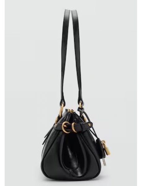 Charmlı bowling omuz çantası 