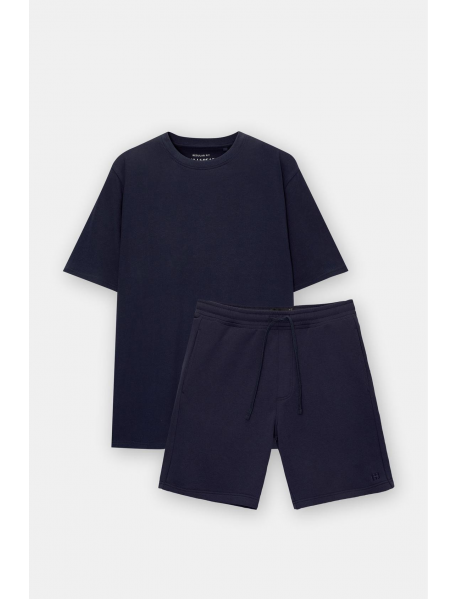 Basic bermuda ve t-shirt paketi