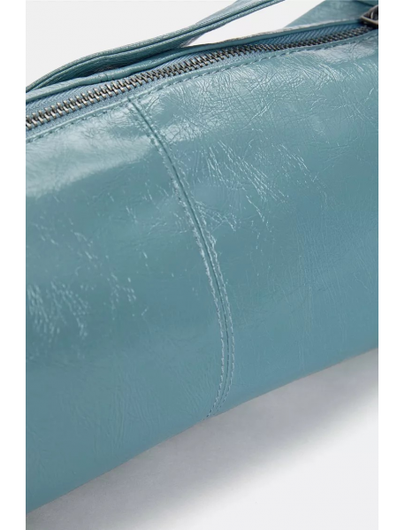 Eskitme görünümlü kol çantası