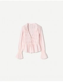 Büzgülü rustik gömlek