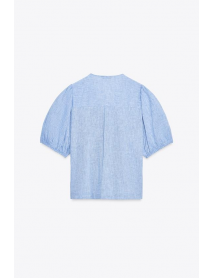 KETEN BAĞCIKLI BLUZ