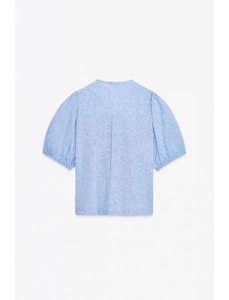 KETEN BAĞCIKLI BLUZ