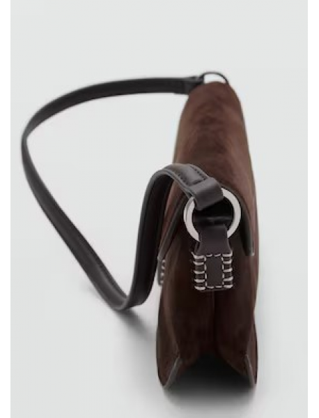 Süet omuz çantası