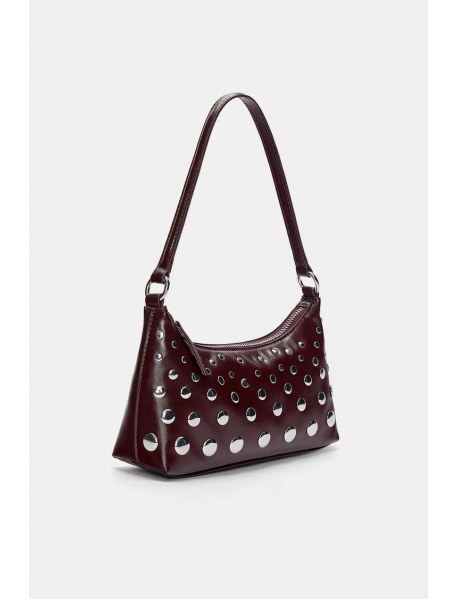 Zımba detaylı kol çantası