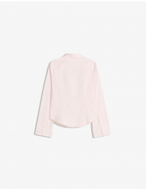 Çan kollu vücuda oturan gömlek