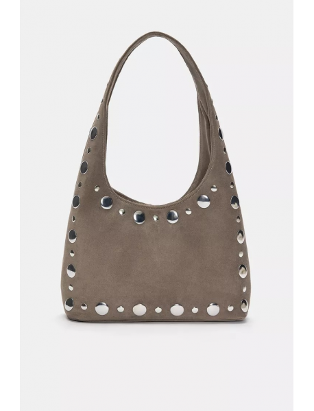 Zımba detaylı kol çantası