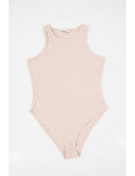 Kadın Halter Yaka Çıtçıtlı Body 972 