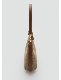 Logo jakarlı omuz çantası