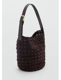 Doğal lifli omuz çantası