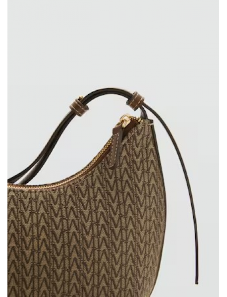 Logo jakarlı omuz çantası